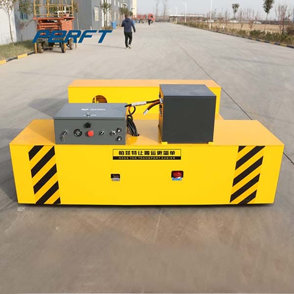 Motorized Rail Transfer Trolley For Die Plant Cargo Handling 20T